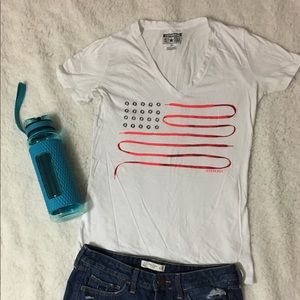 Converse American flag T-shirt